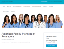 Tablet Screenshot of abortionpensacola.com
